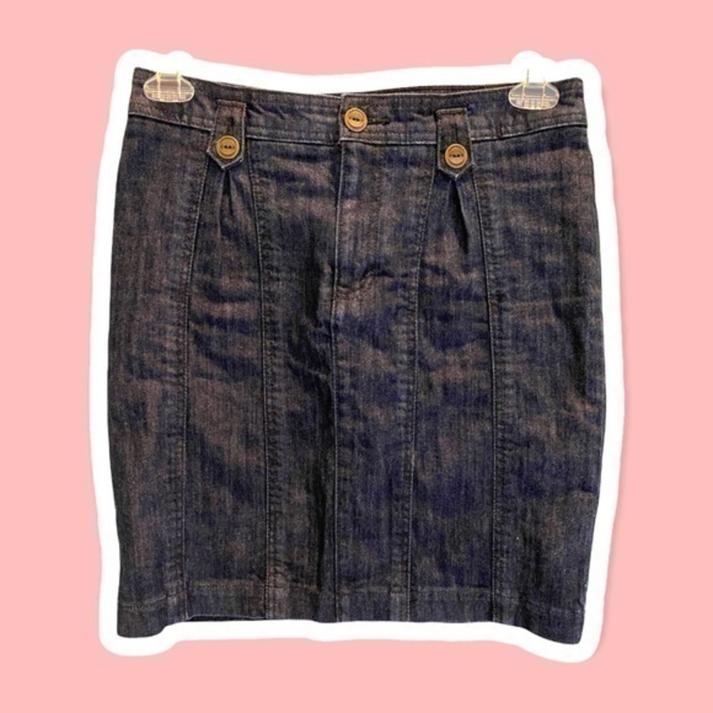ANTHRO | PILCRO & THE LETTERPRESS 27 Denim Pencil Skirt
